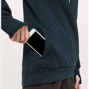 lululemon forever warm pullover nocturnal teal 6